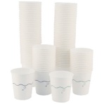 ファーストレイト ペーパーカップ ロースタッキング仕様 なみ ブルー&グリーン 150mL(5オンス) FR-5352 1箱(1000個)