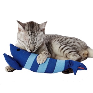 ペティオ　猫用おもちゃ　けりぐるみ　大好きブルーのエビ　２６８１７５　１個4