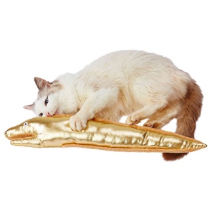 ペティオ　Ａｄｄ．Ｍａｔｅ　猫用おもちゃ　ながーいけりぐるみ　黄金のウツボ　２７０８２６　１個6