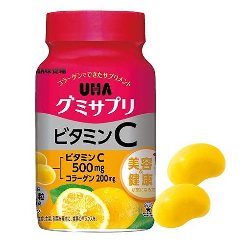 ＵＨＡ味覚糖　グミサプリ　ビタミンＣ　３０日分　１個（６０粒）2
