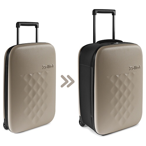 アントレックス　ＦＬＥＸ　フォーダブルスーツケース　４０Ｌ　ブラック　１個5
