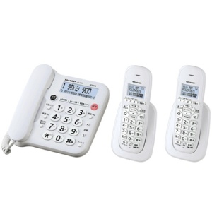 シャープ　デジタルコードレス電話機　子機２台　ホワイト系　ＪＤ－Ｇ３３ＣＷ　１台1