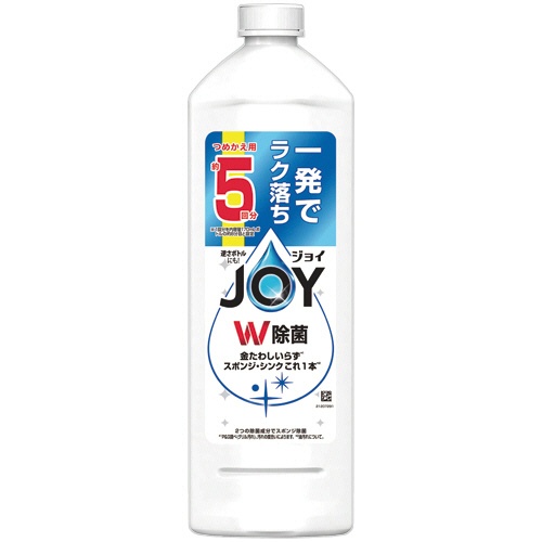 Ｐ＆Ｇ　ジョイ　Ｗ除菌　コンパクト　つめかえ用　特大　６７０ｍＬ　１本1