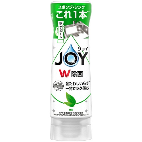 Ｐ＆Ｇ　ジョイ　Ｗ除菌　コンパクト　逆さボトル　緑茶の香り　本体　２９０ｍＬ　１本1
