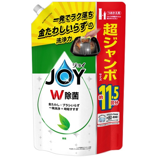 Ｐ＆Ｇ　ジョイ　Ｗ除菌　コンパクト　緑茶の香り　つめかえ用　超特大ジャンボサイズ　１４２５ｍＬ　１個1