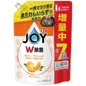 Ｐ＆Ｇ　ジョイ　Ｗ除菌　コンパクト　贅沢シトラスオレンジの香り　つめかえ用　超特大　９３０ｍｌ　１個