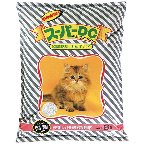 スーパーキャット　固まる猫砂　スーパーＤＣ　８Ｌ　１パック1