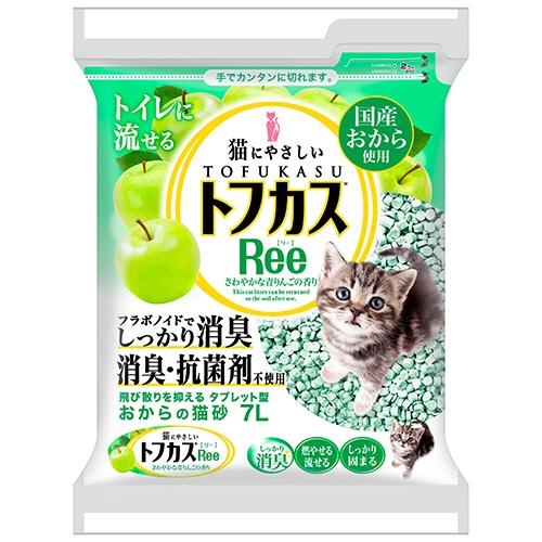 ペグテック　おからの猫砂　トフカスＲｅｅ　７Ｌ　１パック1