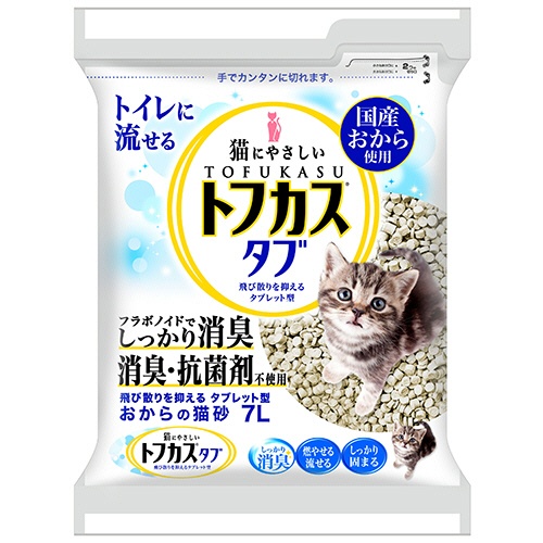 ペグテック　おからの猫砂　トフカスタブ　７Ｌ　１パック1