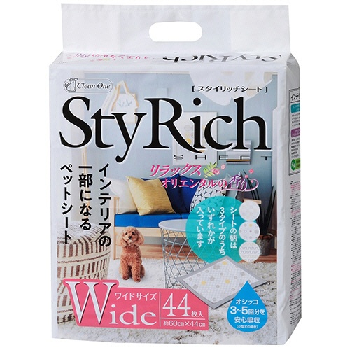 シーズイシハラ　クリーンワン　スタイリッチシート　リラックスオリエンタルの香り　ワイド　１パック（４４枚）1
