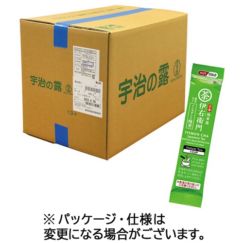 宇治の露製茶　業務用　伊右衛門　インスタント緑茶　スティック　１箱（２５００本）1