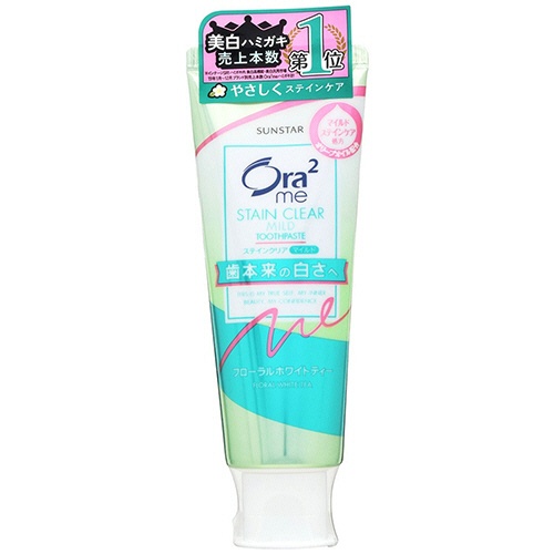 サンスター　Ｏｒａ２　ｍｅ（オーラツーミー）　ステインクリア　ペースト　マイルド　フローラルホワイトティー　１２５ｇ　１本1