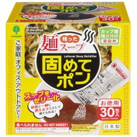 紀陽除虫菊　残った麺スープ　固めてポン　Ｋ－２７０７　１箱（３０包）
