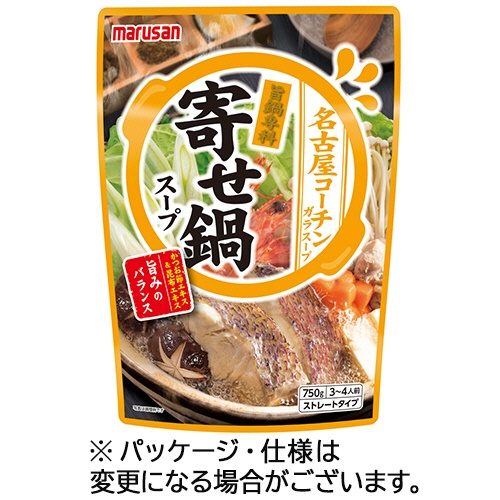 マルサンアイ　旨鍋専科　寄せ鍋スープ　７５０ｇ（３～４人前）　１個1