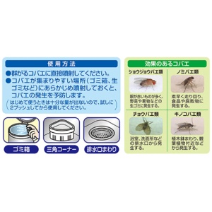 大日本除蟲菊　ＫＩＮＣＨＯ　コバエがいなくなるスプレー　８０回用　１本2