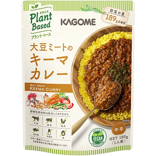 カゴメ　大豆ミートのキーマカレー　１８０ｇ　パウチ　１個1