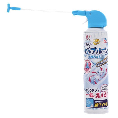 アース製薬　らくハピ　くるくるバブルーン　お風呂まるごと　３６０ｍｌ　１本2