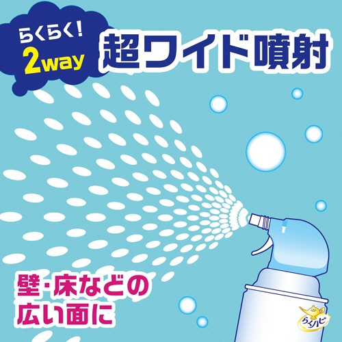 アース製薬　らくハピ　くるくるバブルーン　お風呂まるごと　３６０ｍｌ　１本6