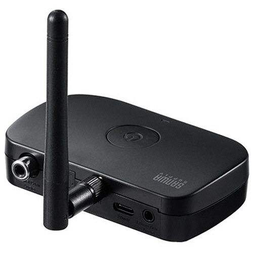 サンワダイレクト　Ｂｌｕｅｔｏｏｔｈトランスミッター　ａｐｔ－Ｘ　ＬｏｗＬａｔｅｎｃｙ対応　２台同時接続可　４００－ＢＴＡＤ０１１　１個2