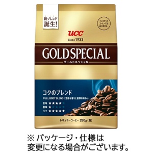 ＵＣＣ　ゴールドスペシャル　コクのブレンド　２８０ｇ（粉）　１袋1
