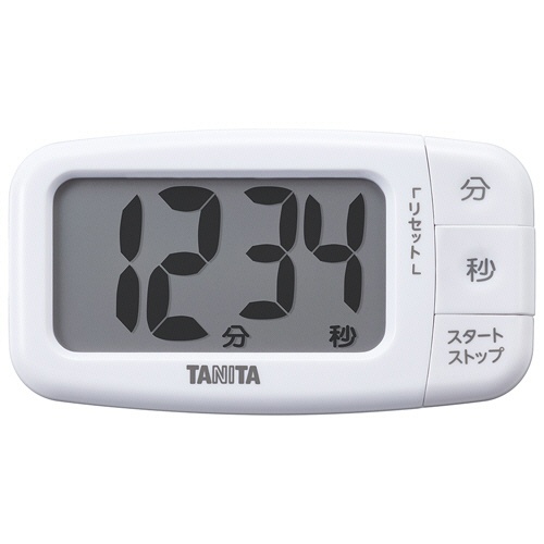 タニタ　抗菌でか見えタイマー　ココナッツホワイト　ＴＤ－４３０－ＷＨ　１個1