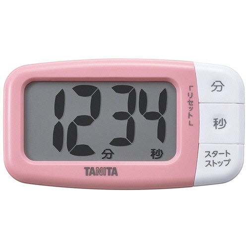 タニタ　抗菌でか見えタイマー　ストロベリーピンク　ＴＤ－４３０－ＰＫ　１個1