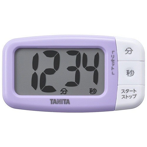 タニタ　抗菌でか見えタイマー　ブルーベリーパープル　ＴＤ－４３０－ＰＰ　１個1