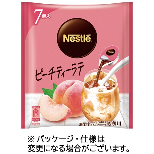 ネスレ　ポーション　ピーチティーラテ　１１ｇ　１パック（７個）1