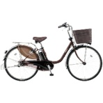 パナソニック　電動アシスト自転車　ビビ・ＤＸ　２６型　チョコブラウン　ＢＥ－ＥＬＤ６３７Ｔ　１台