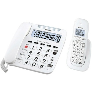 シャープ　デジタルコードレス電話機　子機１台　ホワイト系　ＪＤ－Ｖ３９ＣＬ　１台1