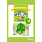 伊那食品工業　かんてんぱぱ　カップゼリー８０℃　青りんご味　２００ｇ（約６人分×２袋入）　１パック