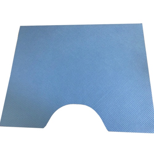 カネモ商事　使い捨てトイレマット　約４８０×６００ｍｍ　青　１ケース（１００枚）1