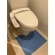 カネモ商事　使い捨てトイレマット　約４８０×６００ｍｍ　青　１ケース（１００枚）4