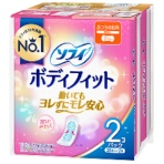 ユニ・チャーム　ソフィ　ボディフィット　ふつうの日用　羽なし　２１ｃｍ　１パック（５６枚：２８枚×２個）
