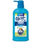 ライオン　ペットキレイ　のみ・マダニとり　リンスインシャンプー　犬猫用　グリーンフローラルの香り　ポンプ　５５０ｍｌ　１本