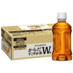 コカ・コーラ　からだすこやか茶Ｗ　ラベルレス　３５０ｍｌ　ペットボトル　１ケース（２４本）