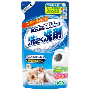 ライオン　ペットの布製品専用　洗たく洗剤　つめかえ用　３２０ｇ　１パック1