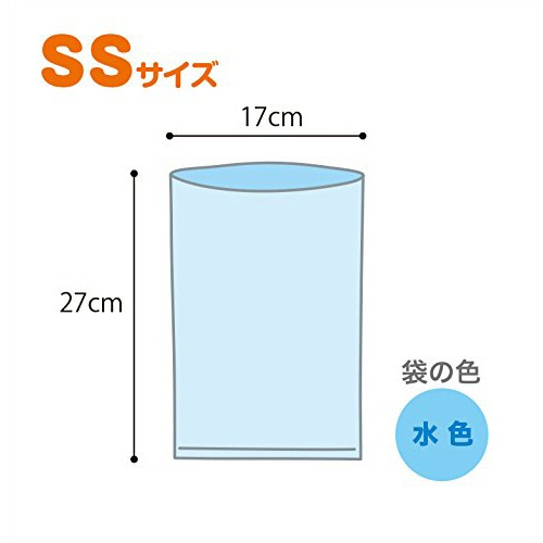 クリロン化成　うんちが臭わない袋　ＢＯＳ　イヌ用　ＳＳサイズ　１パック（２０枚）2