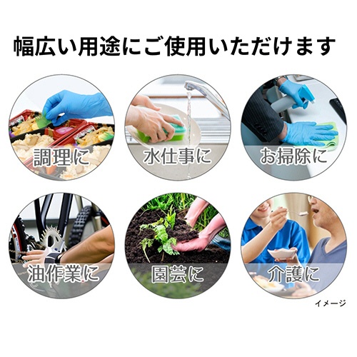 竹虎　タケトラ　ニトリル手袋　ブルー　Ｓ　１箱（１００枚）8