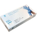 竹虎　タケトラ　ポリエチレン手袋　ストレッチタイプ　パウダーフリー　ブルー　Ｌ　１箱（１００枚）