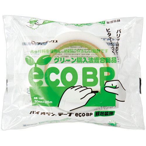 たのめーる】ダイヤテックス 軽包装用テープ ecoBP 50mm×25m EBP たのめーる】ダイヤテックス 軽包装用テープ ecoBP 50mm×25m EBP