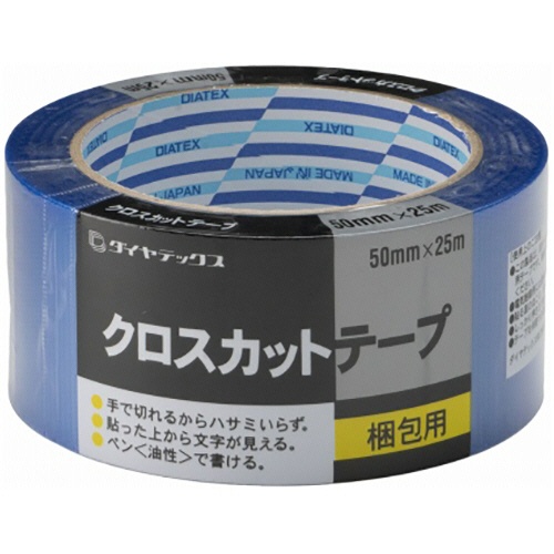 ダイヤテックス　クロスカットテープ　５０ｍｍ×２５ｍ　ブルー　ＴＯ１０１３　１巻1