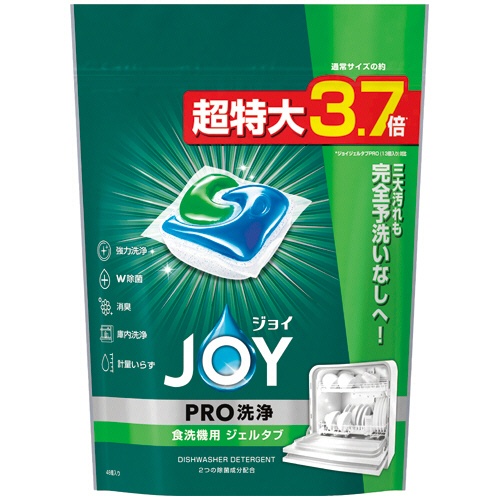 Ｐ＆Ｇ　ジョイ　Ｗ除菌　ジェルタブ　食洗機用洗剤　１パック（４８個）1