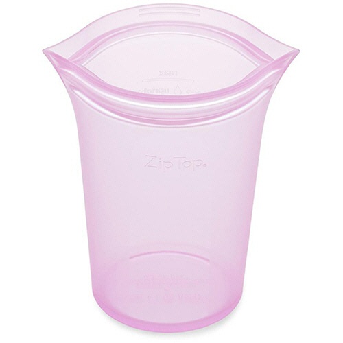 Ｚｉｐ　Ｔｏｐ　シリコン保存容器　カップ　Ｌ　ラベンダー　Ｚ－ＣＵＰＬ－０４　１個2
