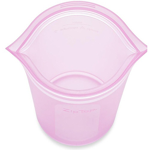 Ｚｉｐ　Ｔｏｐ　シリコン保存容器　カップ　Ｌ　ラベンダー　Ｚ－ＣＵＰＬ－０４　１個3