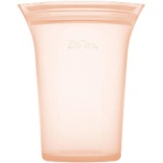 Ｚｉｐ　Ｔｏｐ　シリコン保存容器　カップ　Ｌ　ピーチ　Ｚ－ＣＵＰＬ－０７　１個