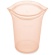 Ｚｉｐ　Ｔｏｐ　シリコン保存容器　カップ　Ｌ　ピーチ　Ｚ－ＣＵＰＬ－０７　１個2