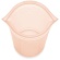 Ｚｉｐ　Ｔｏｐ　シリコン保存容器　カップ　Ｌ　ピーチ　Ｚ－ＣＵＰＬ－０７　１個3