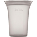Ｚｉｐ　Ｔｏｐ　シリコン保存容器　カップ　Ｍ　グレー　Ｚ－ＣＵＰＭ－０２　１個