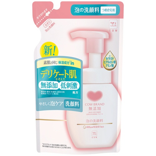 牛乳石鹸共進社　カウブランド　無添加泡の洗顔料　詰替用　１４０ｍＬ　１個1